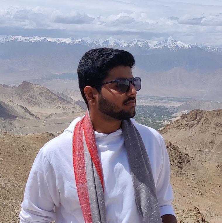 Rahul Khatri, founder and product builder, in the mountains of Ladakh